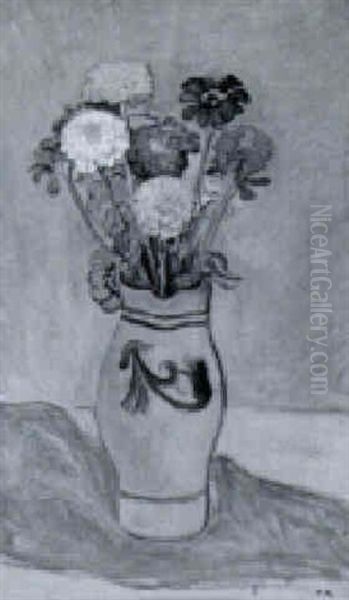 Blumen Oil Painting by Theo Modespacher