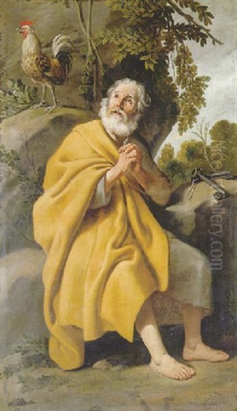 San Pedro Oil Painting by Claes Cornelisz Moeyaert