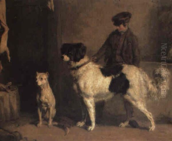 The Slaughterhouse Oil Painting by Thomas Mogford