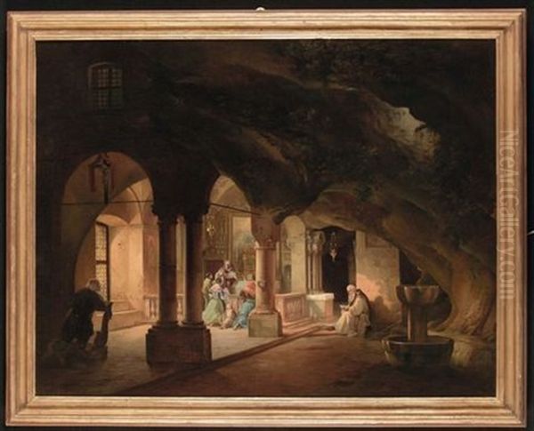 Cappella Sotterranea A Brembate Oil Painting by Federico Moja