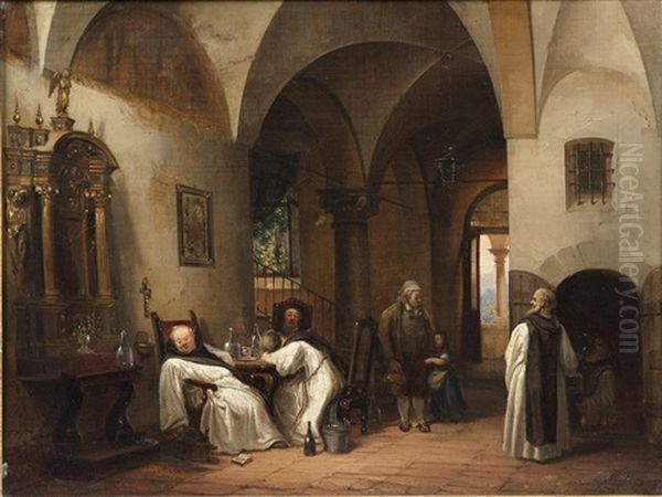 Al Convento Oil Painting by Federico Moja