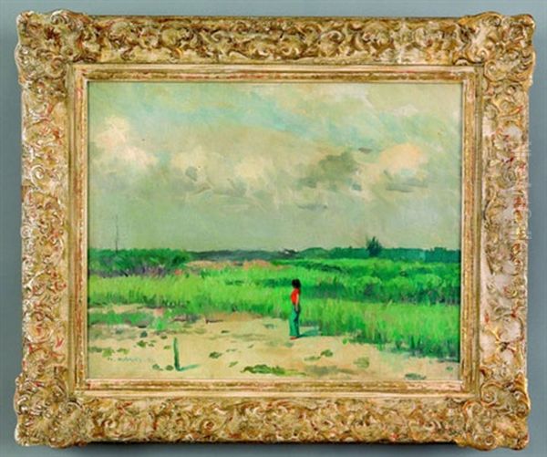 Landscape Oil Painting by Maurice, Morris Molarsky