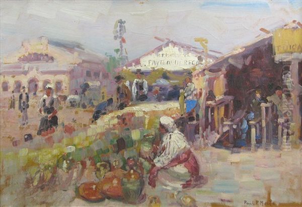 The Pot Fari Rom The Royal Pavilion Oil Painting by Paul Molda