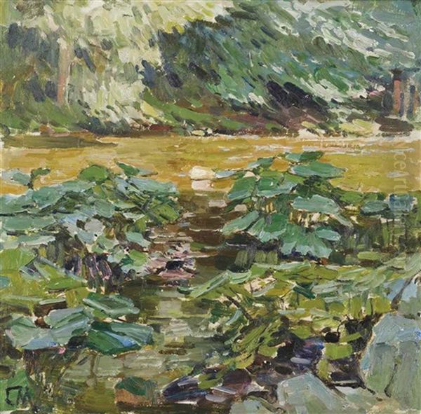 Helenental, Baden Oil Painting by Carl Moll
