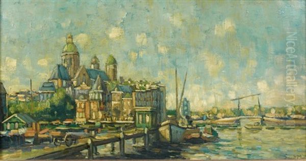 Eglise Saint Nicolas Oil Painting by Evert Moll