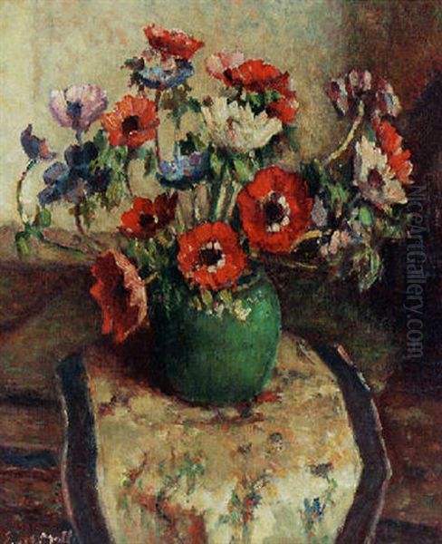Flower Still Life Oil Painting by Evert Moll