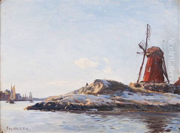 Rote Muhle Oil Painting by Christian Molsted