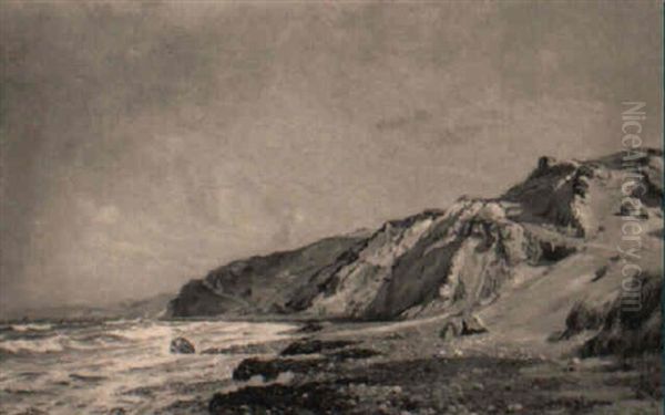 Klinter Pa Refsn+s Oil Painting by Christian Molsted