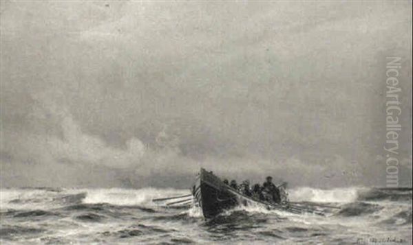 Indenfor Yderste Revle Oil Painting by Christian Molsted