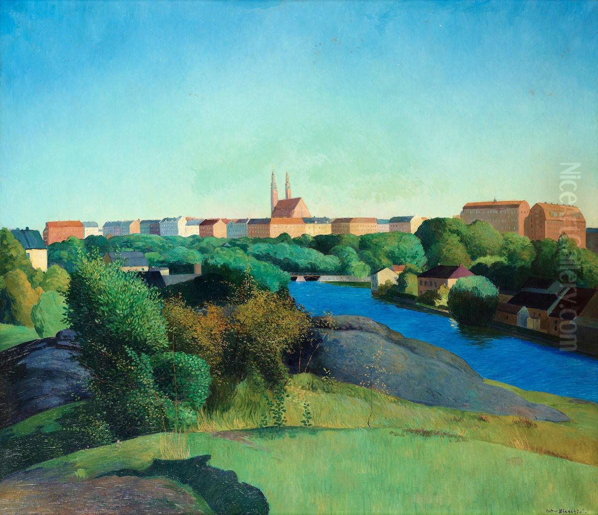 View Of Hogalid Oil Painting by Artur Bianchini