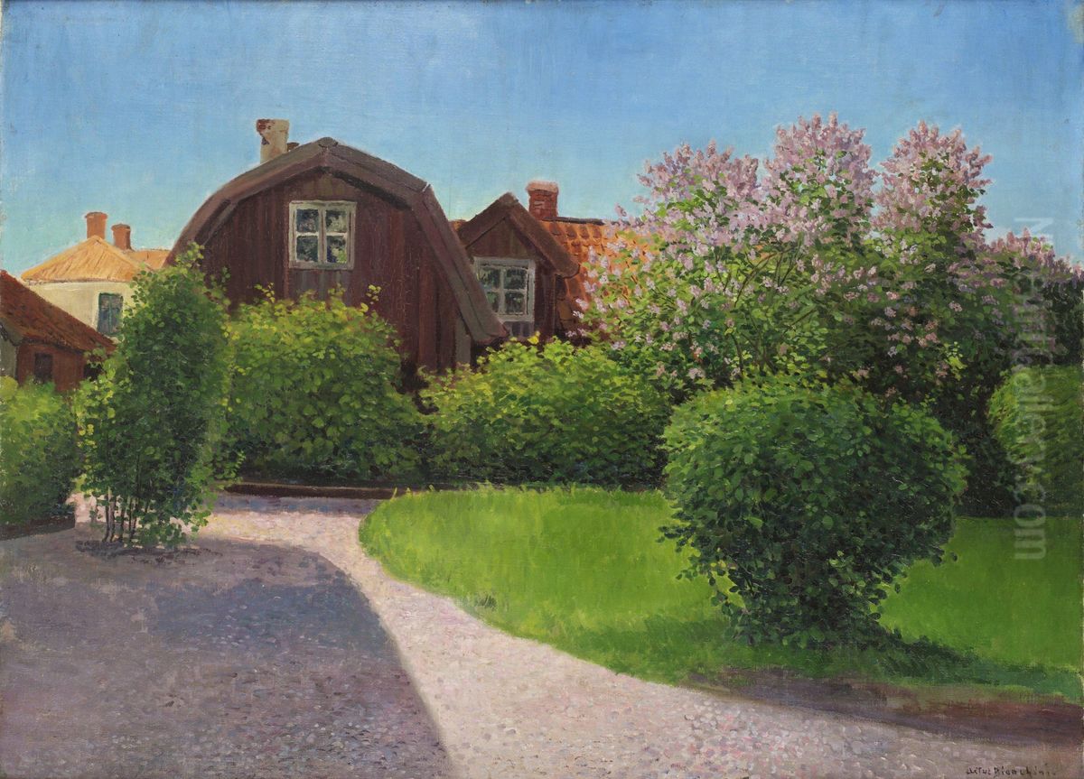 Skuggan Sandhamn Oil Painting by Artur Bianchini