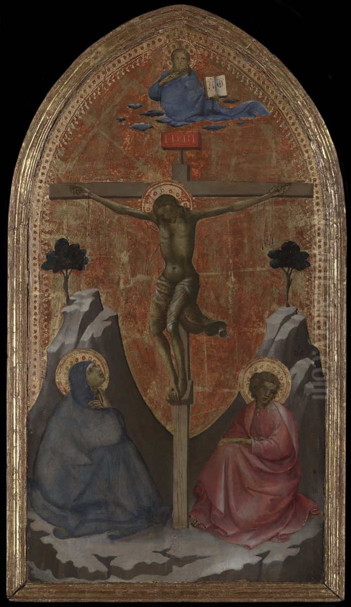 The Crucifixion Oil Painting by Lorenzo Monaco