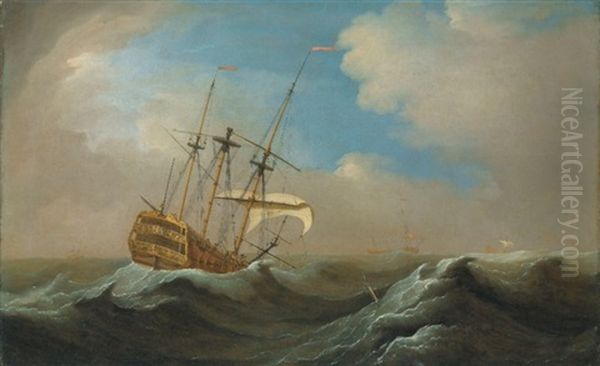 After The Storm Oil Painting by Peter Monamy