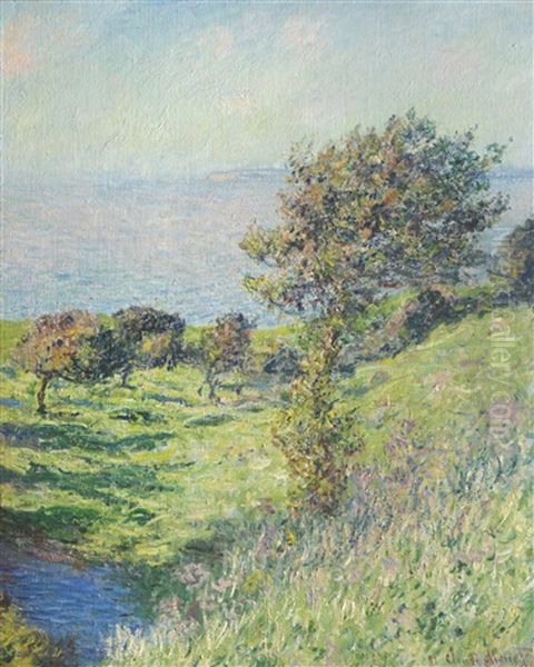 Coup De Vent Oil Painting by Claude Oscar Monet