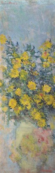 Mauves Oil Painting by Claude Oscar Monet
