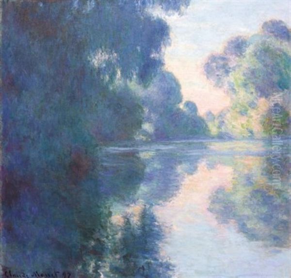 Matinee Sur La Seine Oil Painting by Claude Oscar Monet