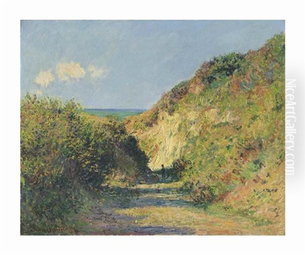 Le Chemin Creux Oil Painting by Claude Oscar Monet
