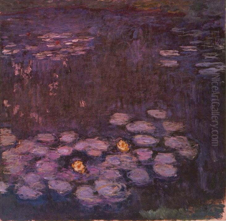 Nympheas Oil Painting by Claude Oscar Monet