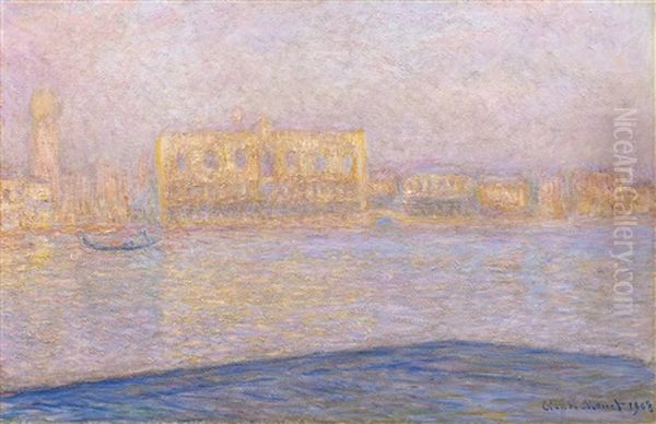 Le Palais Ducal Vu De Saint-georges Majeur Oil Painting by Claude Oscar Monet