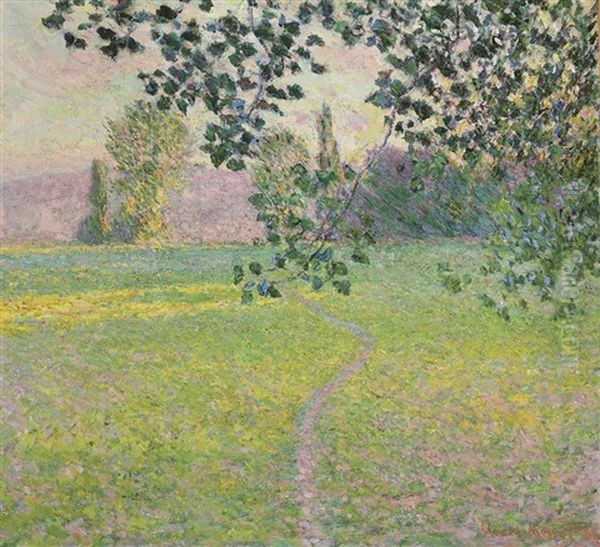 Paysage De Matin Oil Painting by Claude Oscar Monet