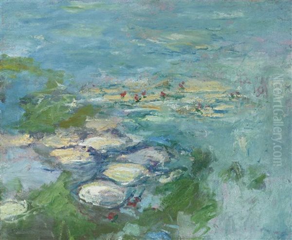 Nympheas Oil Painting by Claude Oscar Monet