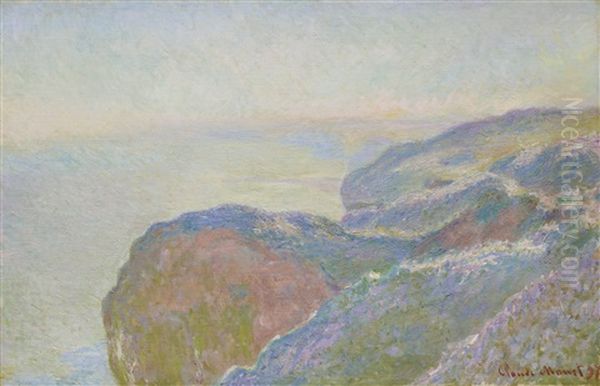 Au Val Saint-nicolas Pres Sieppe, Matin Oil Painting by Claude Oscar Monet