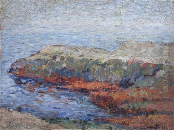 Cote Rocheuse Oil Painting by Claude Oscar Monet
