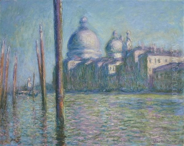 Le Grand Canal Oil Painting by Claude Oscar Monet