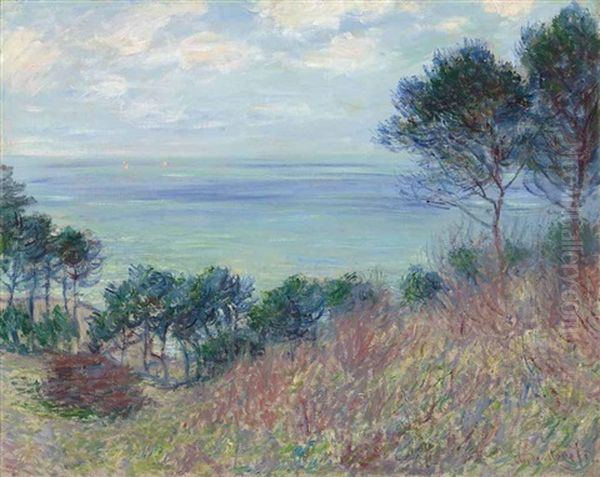La Cote De Varengeville Oil Painting by Claude Oscar Monet