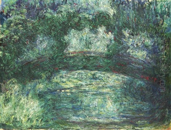 Le Pont Japonais Oil Painting by Claude Oscar Monet