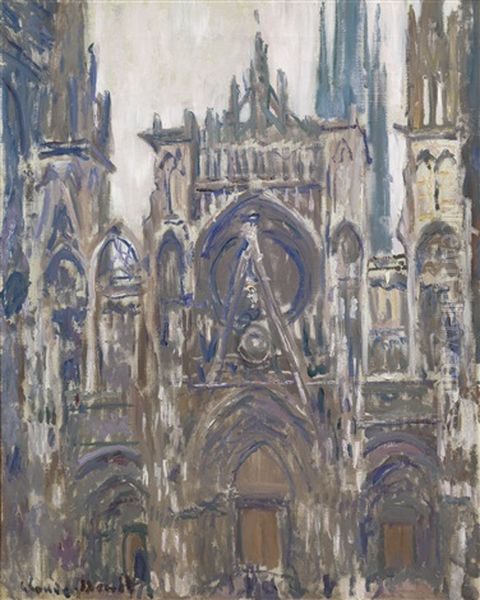 Cathedrale De Rouen Oil Painting by Claude Oscar Monet