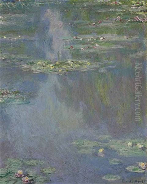 Nympheas Oil Painting by Claude Oscar Monet