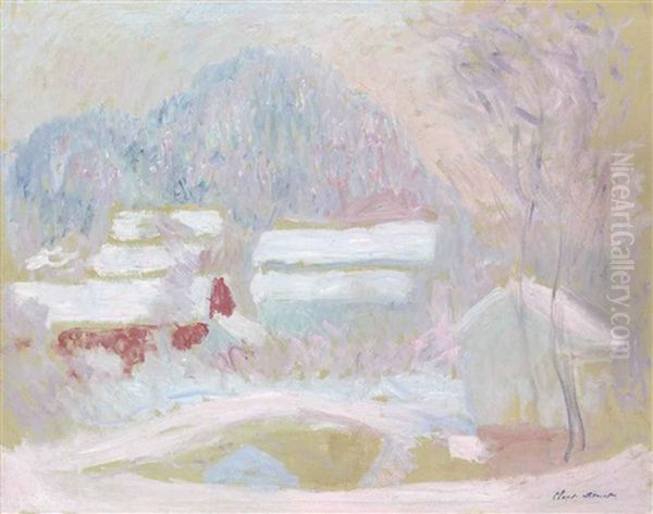 Paysage De Norvege, Sandviken Oil Painting by Claude Oscar Monet