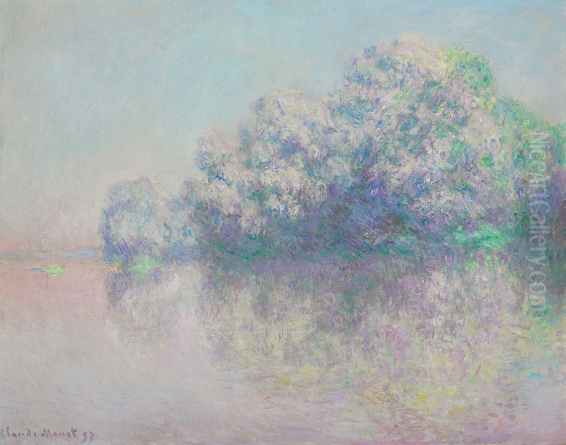 L'ile Aux Orties Oil Painting by Claude Oscar Monet