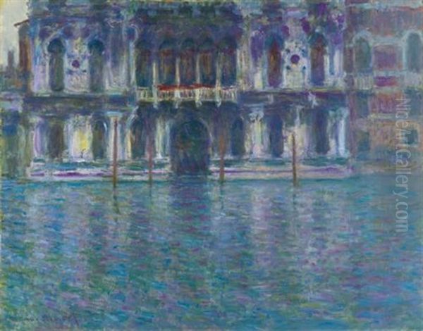 Le Palais Contarini Oil Painting by Claude Oscar Monet