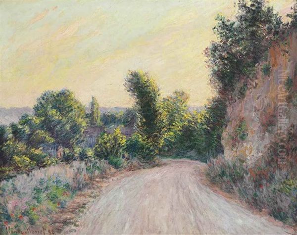 Chemin Oil Painting by Claude Oscar Monet