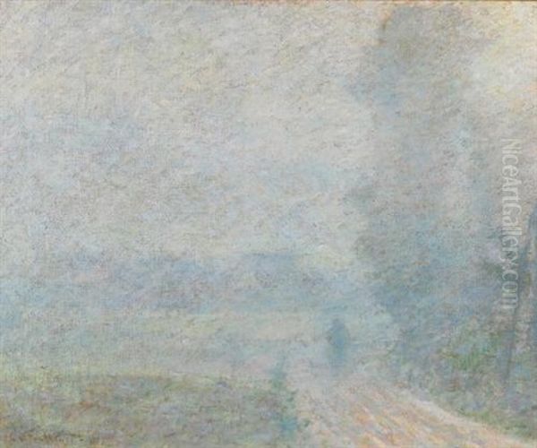 Chemin Dans Le Brouillard Oil Painting by Claude Oscar Monet