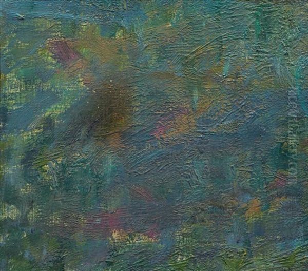 Nympheas (fragment) Oil Painting by Claude Oscar Monet