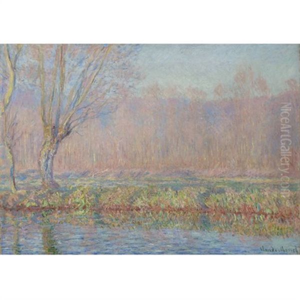 Le Saule Oil Painting by Claude Oscar Monet