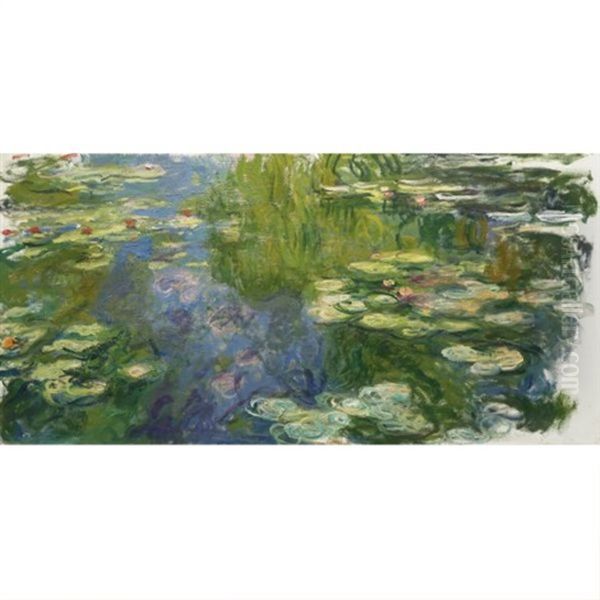 Le Bassin Aux Nympheas Oil Painting by Claude Oscar Monet