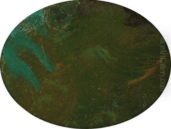 Nympheas - Fragment Oil Painting by Claude Oscar Monet