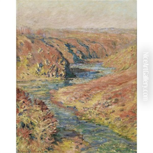 La Vallee De La Creuse A Fresselines Oil Painting by Claude Oscar Monet
