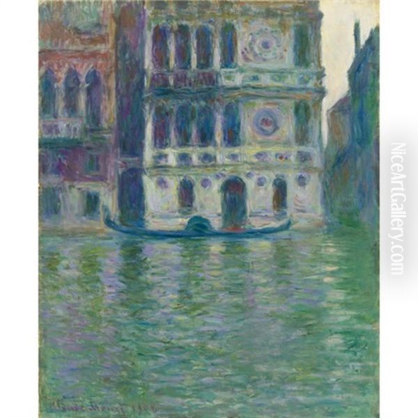 Le Palais Dario Oil Painting by Claude Oscar Monet