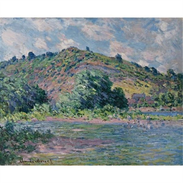 Bords De La Seine A Port-villez Oil Painting by Claude Oscar Monet