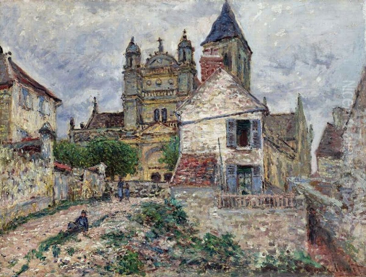 L'eglise De Vetheuil Oil Painting by Claude Oscar Monet
