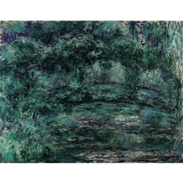 Le Pont Japonais Oil Painting by Claude Oscar Monet