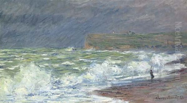 La Greve A Fecamp Oil Painting by Claude Oscar Monet