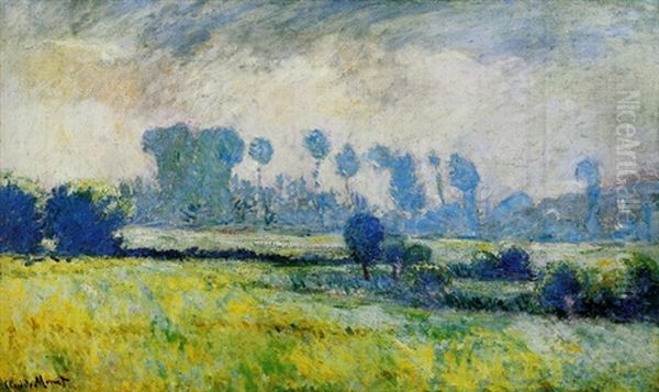 Prairie A Giverny, Effet Du Matin Oil Painting by Claude Oscar Monet
