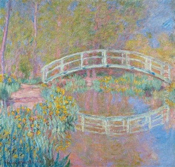Pont Dans Le Jardin De Monet Oil Painting by Claude Oscar Monet