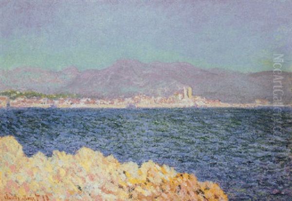 Golfe D'antibes Oil Painting by Claude Oscar Monet